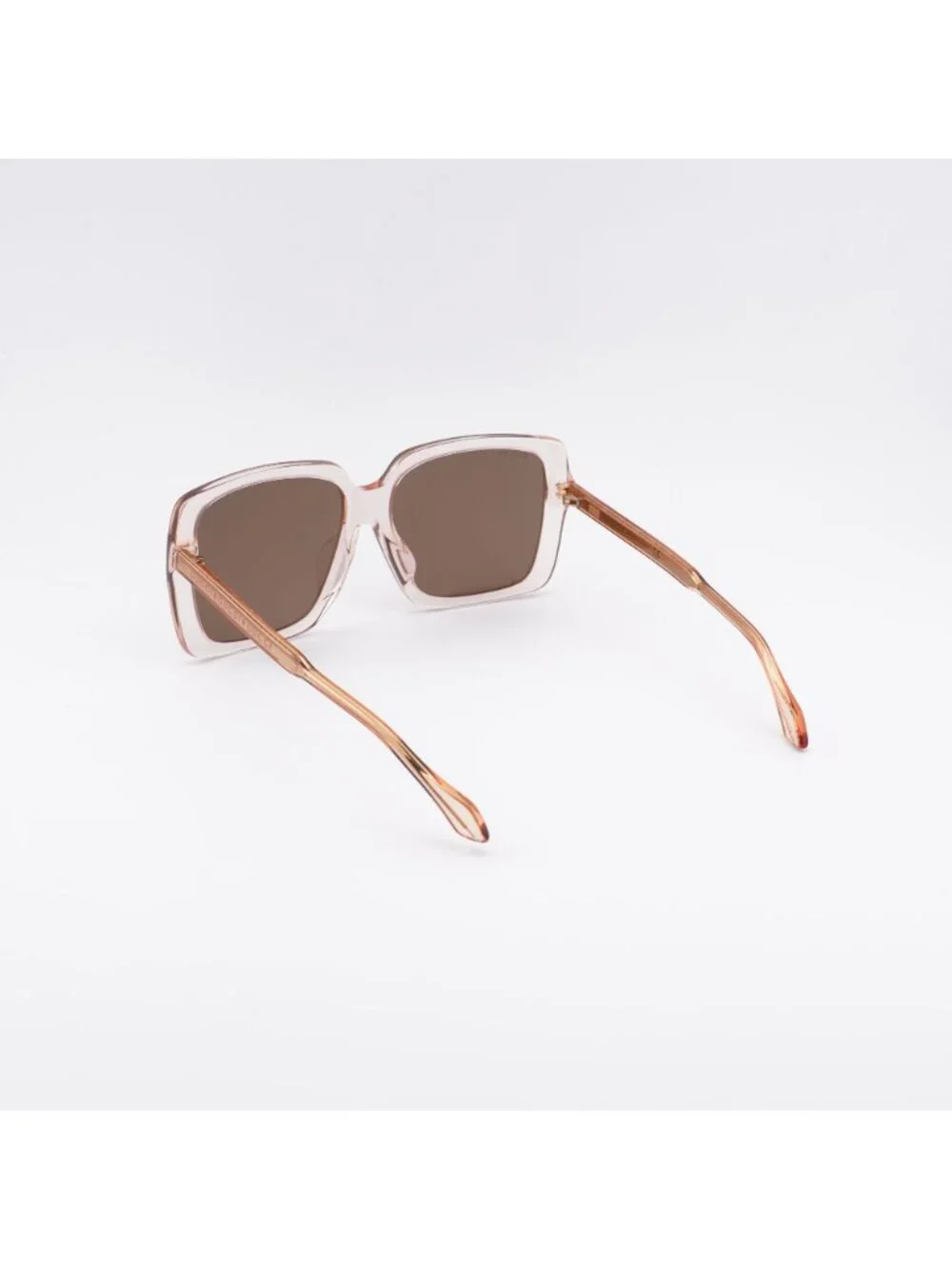 Gucci GG0567SA 004 Sunglasses Pink Square Frame, Brown Lenses